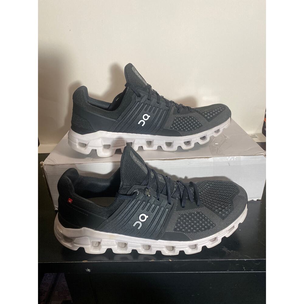 On Cloud Cloudswift Size 12 Black/Rock - 41-99585